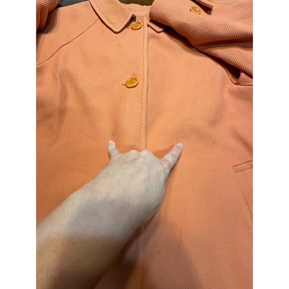 Talbots Quarter Sleeve Blazer Pea Coat Jacket Women 10 Spring Transitional Art - Picture 9 of 12